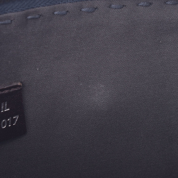 Fendi Flat Bag Blue Navy Pouch Calf Clutch - Picture 11 of 12